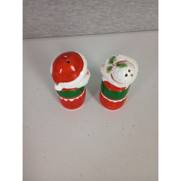 Joseph Originals Salt & Pepper Shakers Santa & Mrs Claus Christmas Vintage - Picture 3 of 8